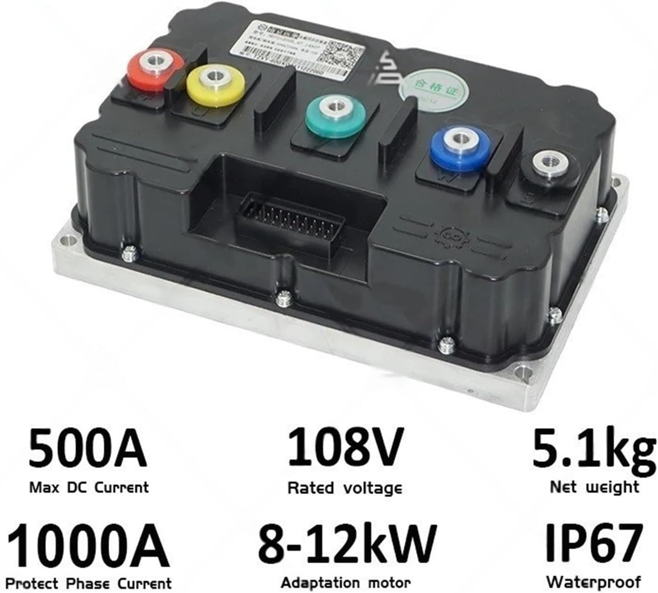 FarDriver Controller ND1081000 108V 500A 8-12kW BLDC Controller Regen Function and BT