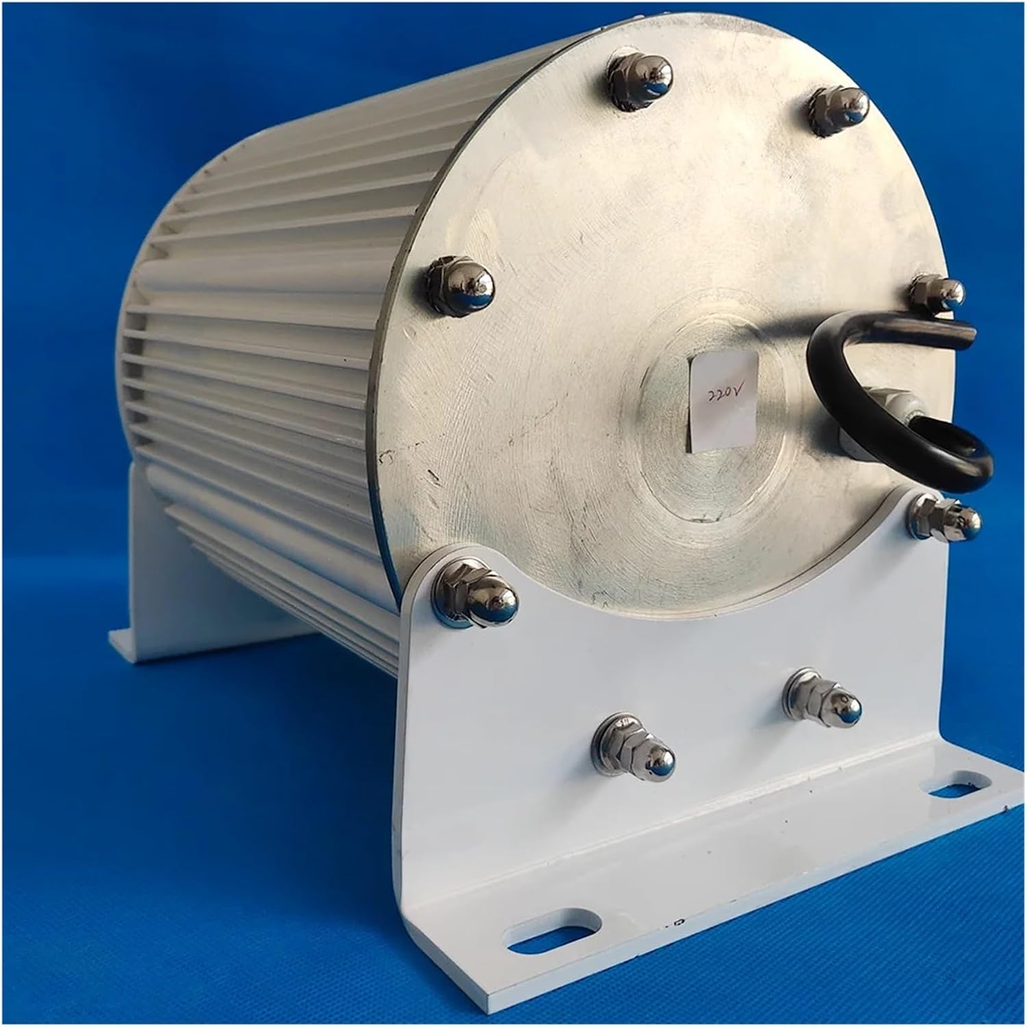 Wind Turbines, High Efficiency 5000W 24V 48V 96V Electric Generator Low RPM Permanent Magnet Alternator 5KW Turbine Motor with Base(NB,Direct Shaft_48V)