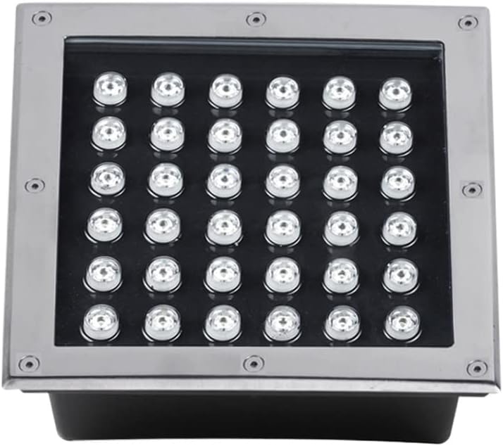 24W Highlight LED Recessed Underground Light Waterproof Outdoor Floor Lantern Buried Light Decorative Spotlight for Yard Garden Driveway Deck Patio Fittings