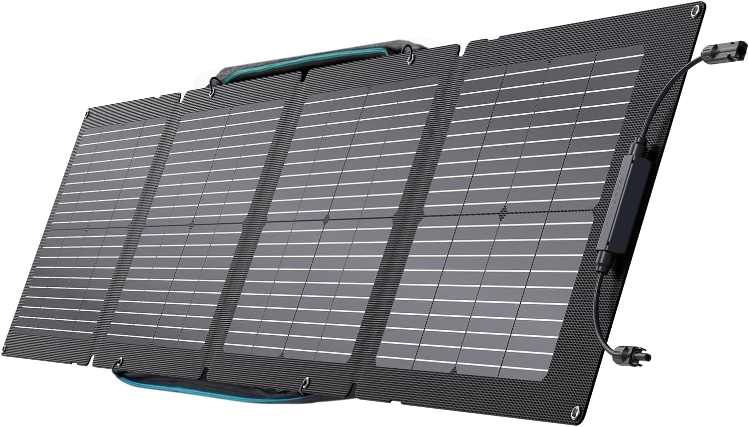 EF ECOFLOW 110W Portable Solar Panel, Foldable with Carry Case, High 23% Efficiency, IP68 Water & Dustproof Design for Camping, RVs, or Backyard Use