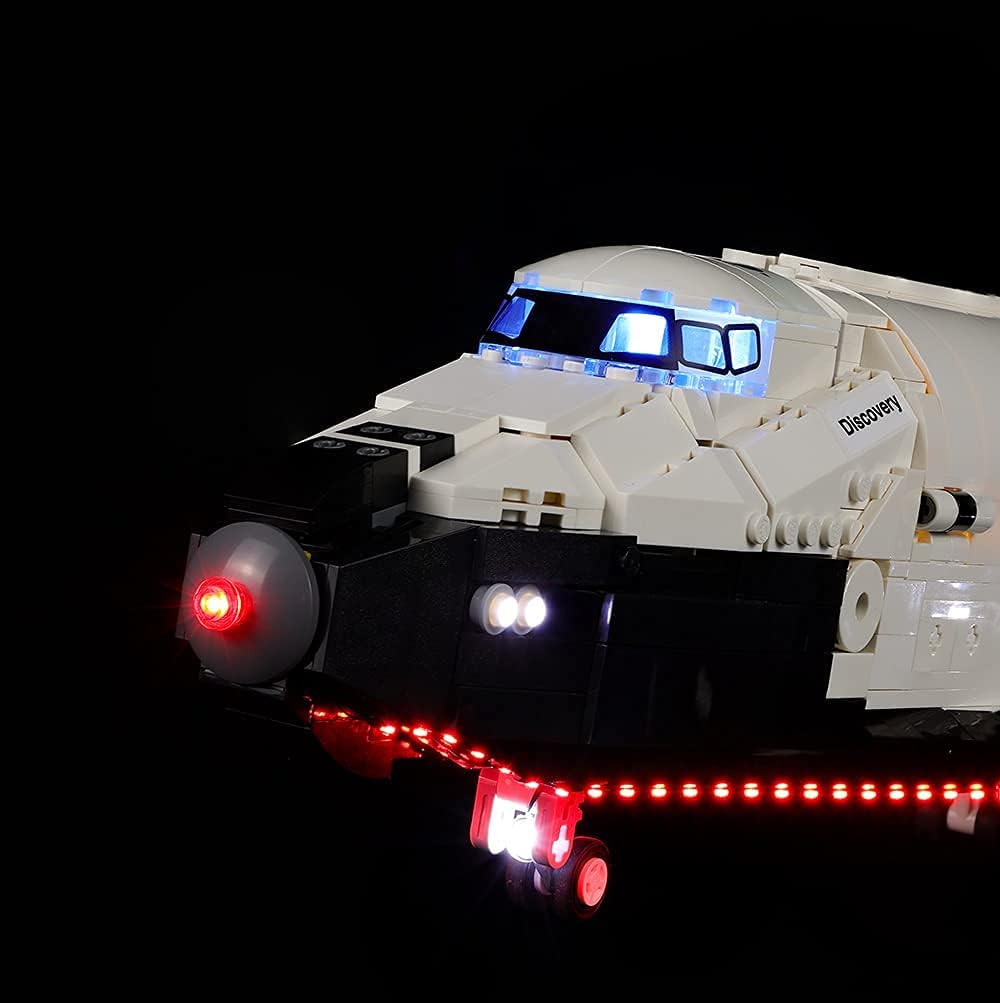 Kyglaring Light kit for Creator Expert NASA Space Shuttle Discovery Building Blocks Model -Light Set Led Compatible with Lego 10283-Not Include Model (RC Sound Version)