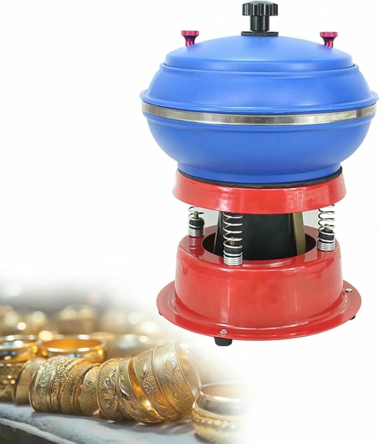 Vibrating Polishing Drum, Sleeve Polisher, Jewelry Accessories Vibration Polishing Machine, For Grinding And Polishing Workpiece Surface, Strong And Stable