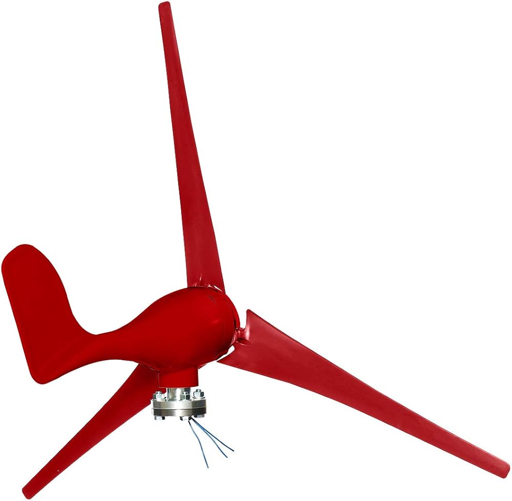 6000W 5 Blades Wind Turbines Generator 12V/24V Option with Wind Controller for Home Camping Streetlight Mounting Accessorie