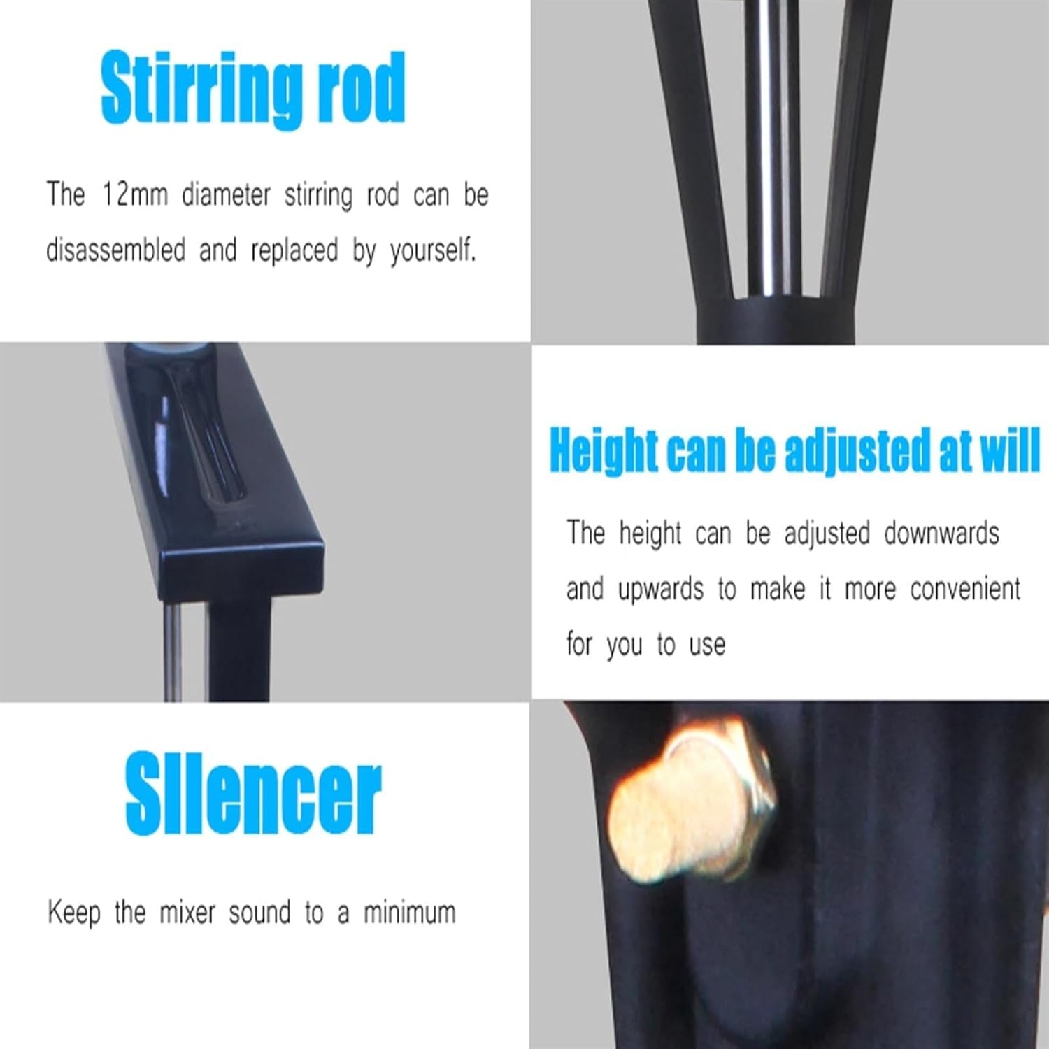 Pneumatic Paint Mixer 5 Gallon Pneumatic Paint Mixer, Air Agitator Coatings Mixing Machine Ink Mixing Machine with Stand