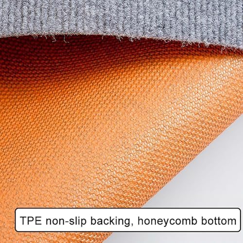 Soundproof Carpet Household Sound-Absorbing and Shock-Absorbing Pad Floor Thickening Fitness Piano Drum Noise Reduction Mat(Beige Brown,90x300cm/35.4x118.1in)