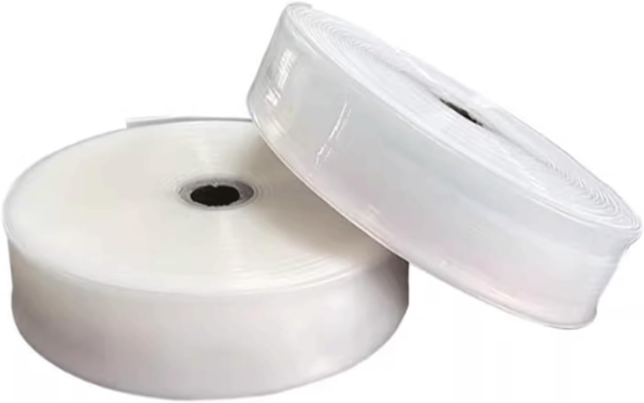 PE Lay-Flat Hose for Pool Backwash - Water Transfer,and Swimming Maintenance,Draining Pond, Garden Irrigation (10meter -50meter)(50meter,5cm)