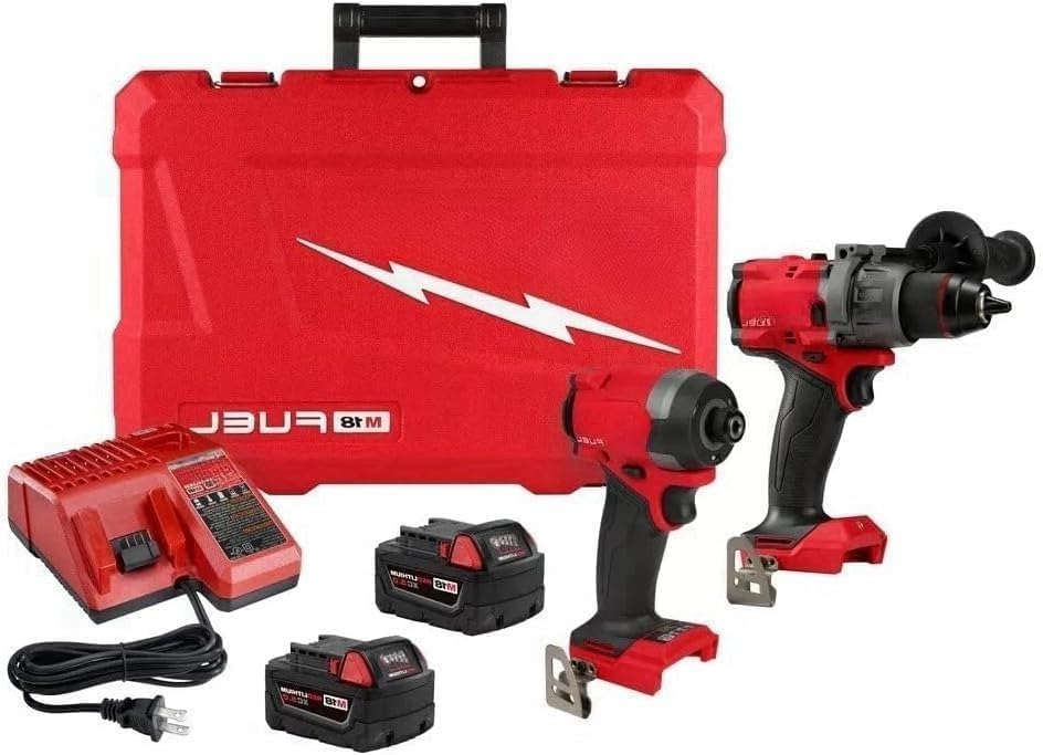 Compatible for use with Milwaukee 3697-22 M18 FUEL 18V Cordless 2-Tool Combo Kit w/ 5.0AH Batteries