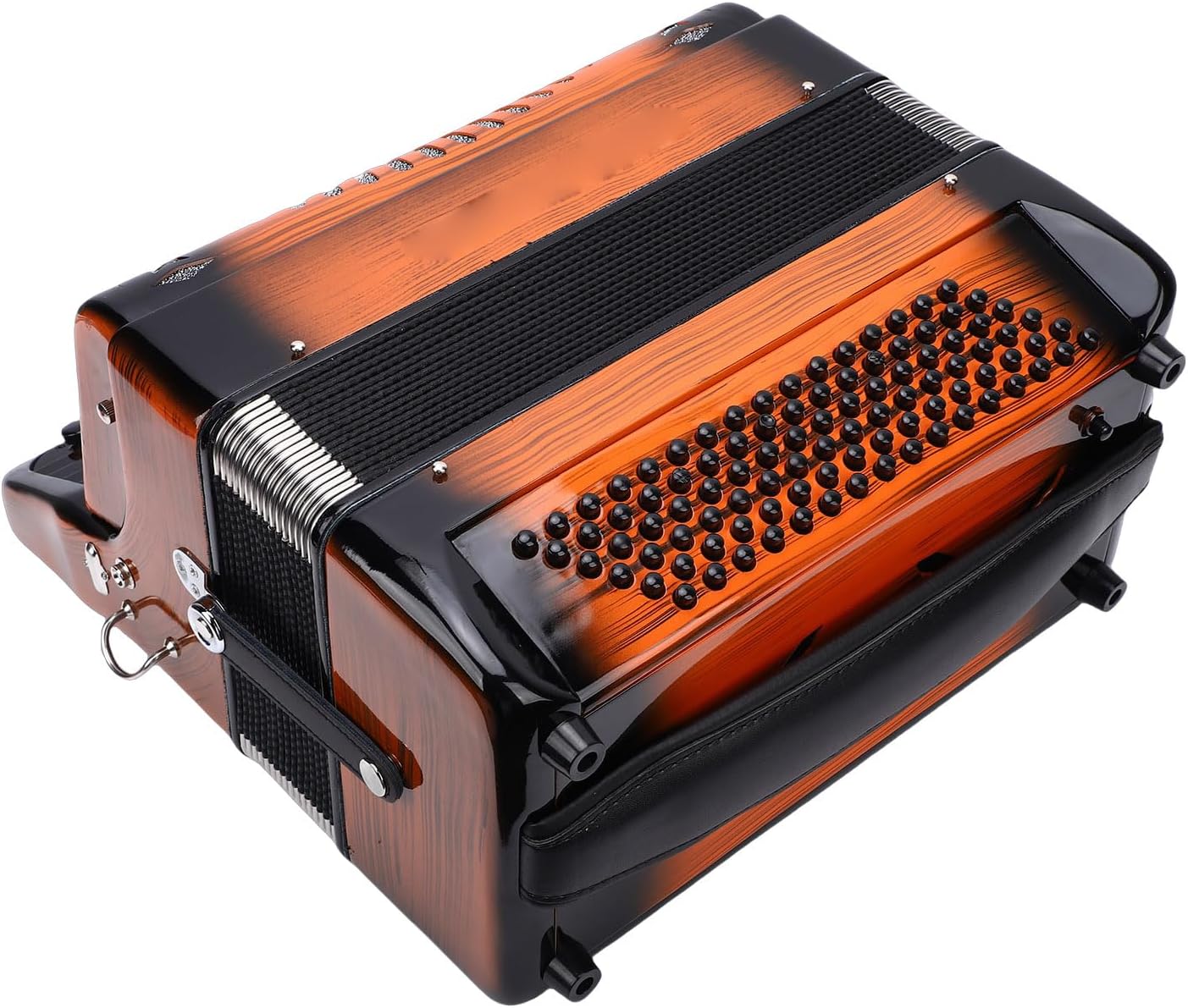 LiebeWH Accordion 69 Keys 96 Bass Buttons Chromatic Scale F B E Tuning for Beginner Professional Player Various Music Styles