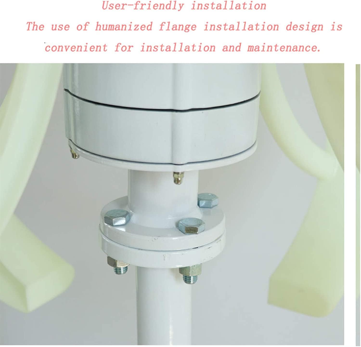 LiuSj JUnSt 9000W Wind Turbines Generator,4 Blades Motor Kit Vertical Axis for Home Hybrids Streetlight Electromagnetic