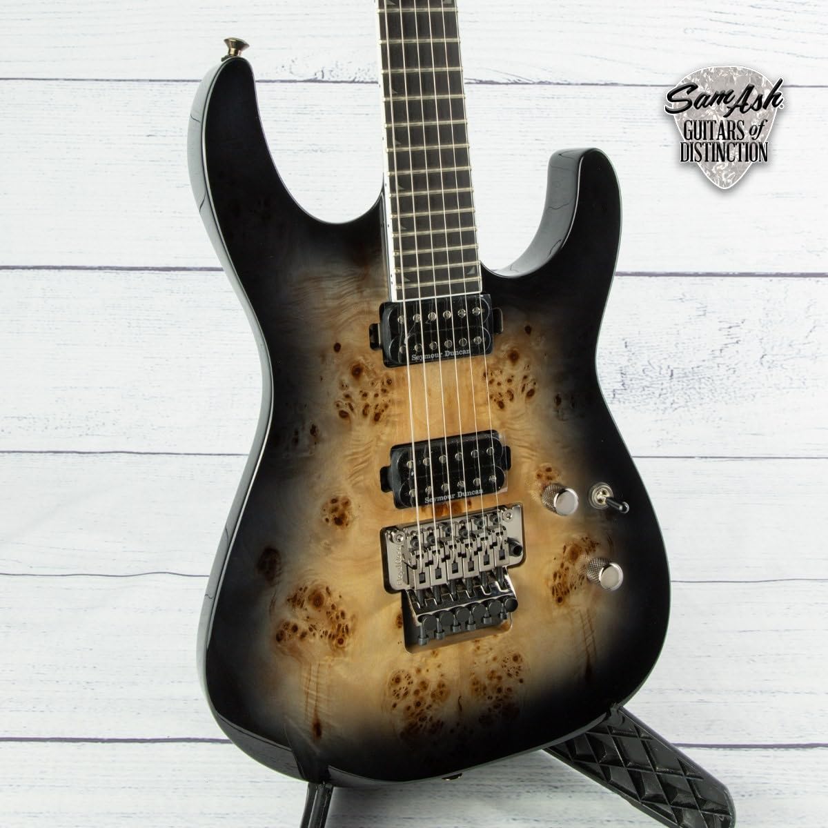 Pro Series Soloist SL2P MAH Electric Guitar Transparent Black Burst Serial #ISJ2213212