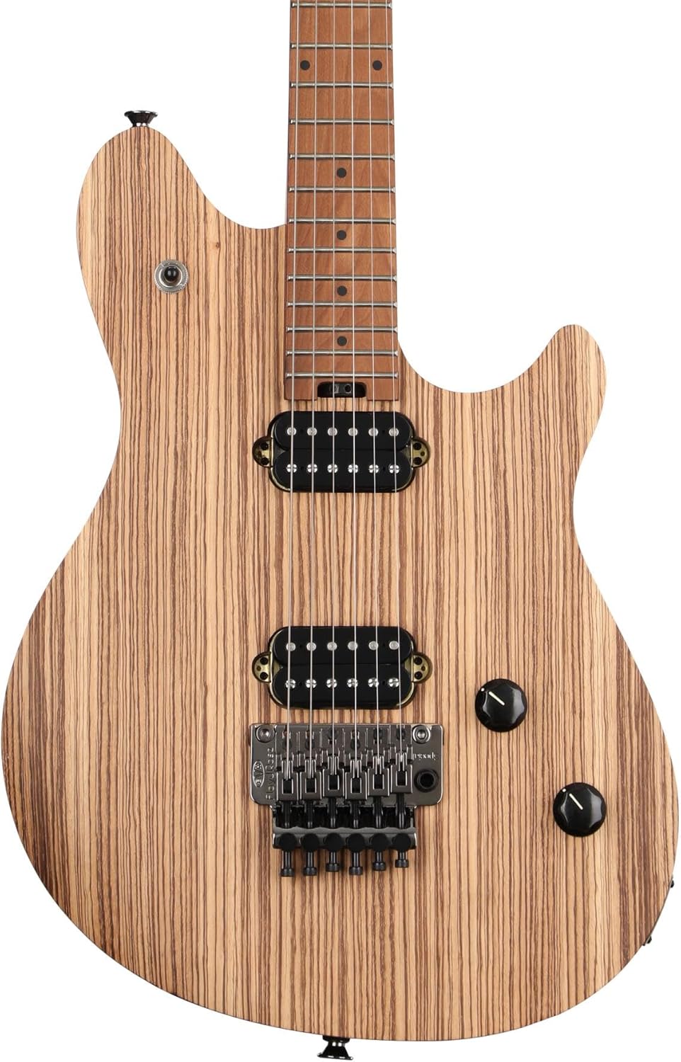 EVH Wolfgang WG Standard Exotic Zebrawood Electric Guitar - Natural