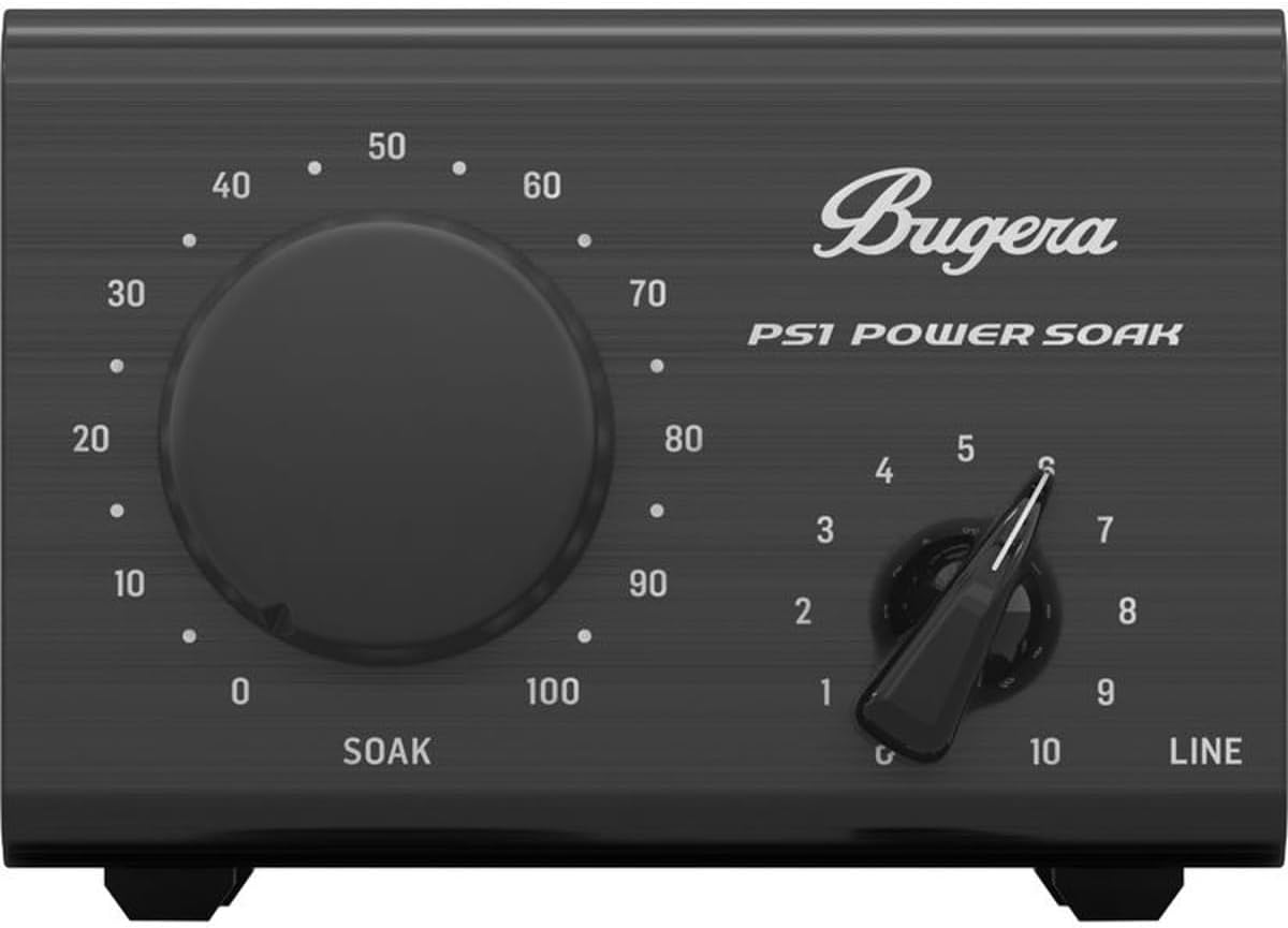 Bugera POWER SOAK PS1 Passive 100 Watt Power Attenuator for Guitar and Bass Amplifiers with Emulated Mic Output