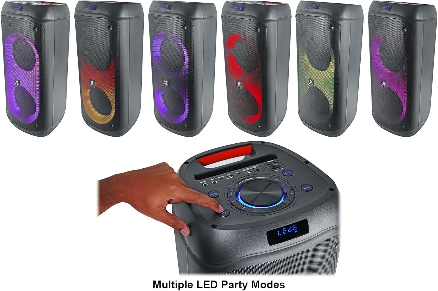 Rockville BASS Party 8 Dual 8