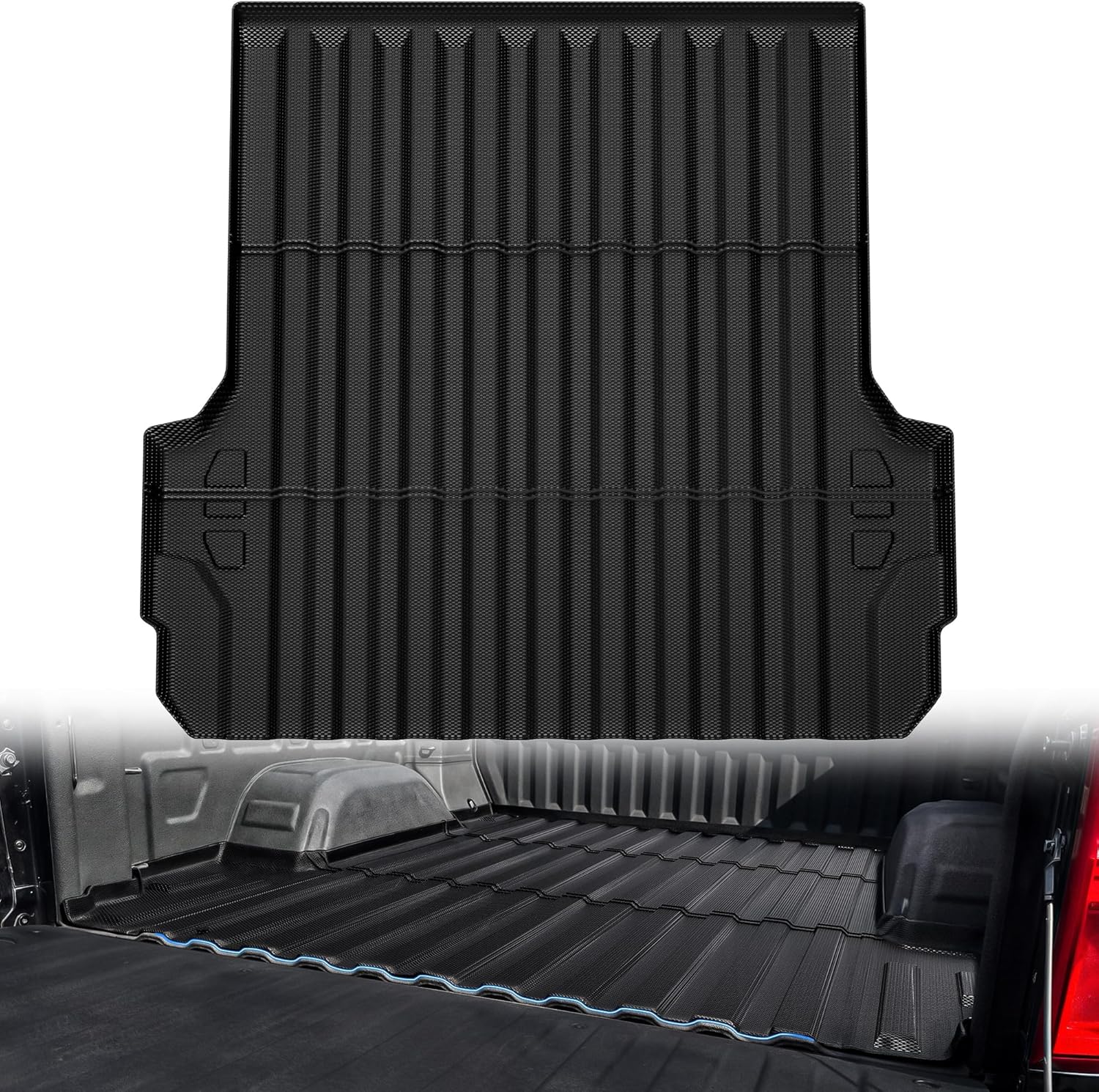 OEDRO Truck Bed Mat Fit for 2023-2026 Chevy Colorado/GMC Canyon 5FT, All Weather TPE Bed Liner Tailored Fit for Chevy Colorado 5FT Protection Accessories, Anti-Slip Pickup Car Cargo Trunk Liner