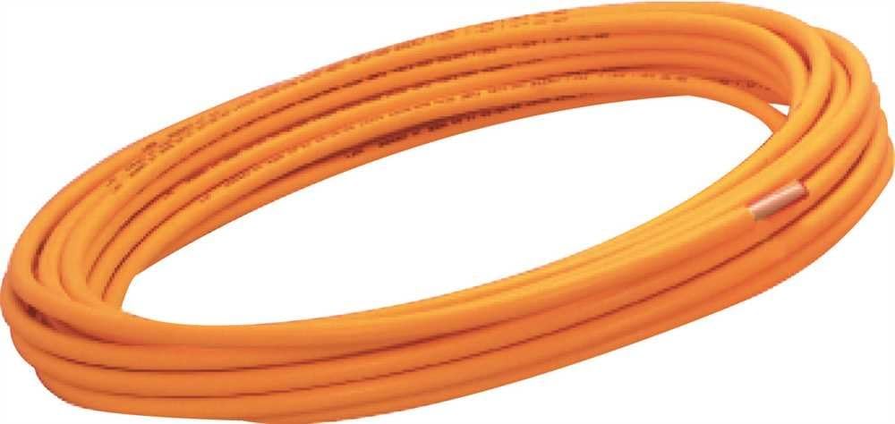 Mueller Streamline DG06050 Coated Copper Tubing, Orange, 3/8