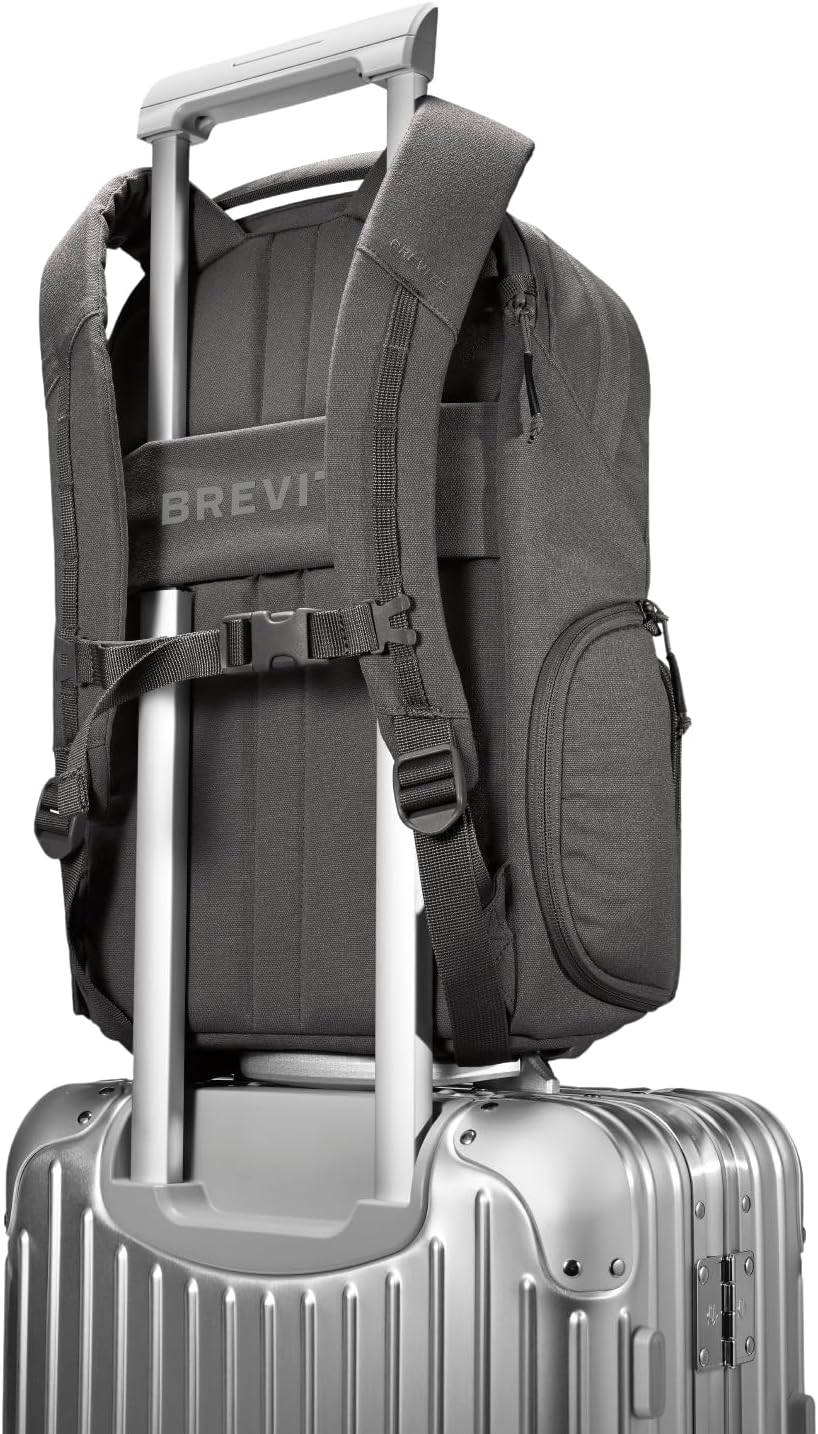 BREVITE - The Jumper - Compact Camera Backpacks for Photographers - A Minimalist & Travel-friendly Photography Backpack Compatible With Both Laptop & DSLR Accessories 18L (Charcoal Gray)