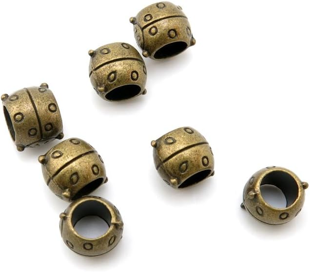 1020 Pieces Jewelry Making Charms Findings Antique Bronze Brass Fashion Jewellery Wholesale Supplies Pendant Lots Bulk Supply L1WL3 Beetle Loose Beads
