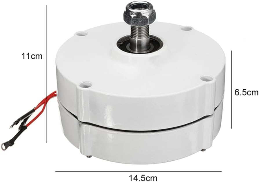 3 Phase Gearlessermanent Magnet Generator 10000W 12V 24V 48V DIY AC Alternator for Wind Water Turbine for Home Use(with Controller)