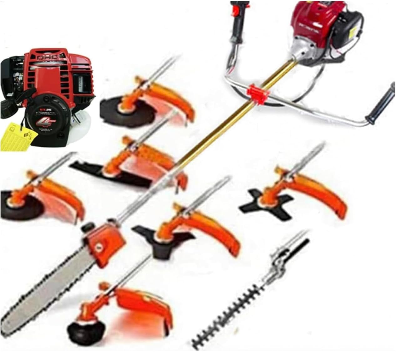 GX35 Weed Wacker Gas Powered Trimmer with 12