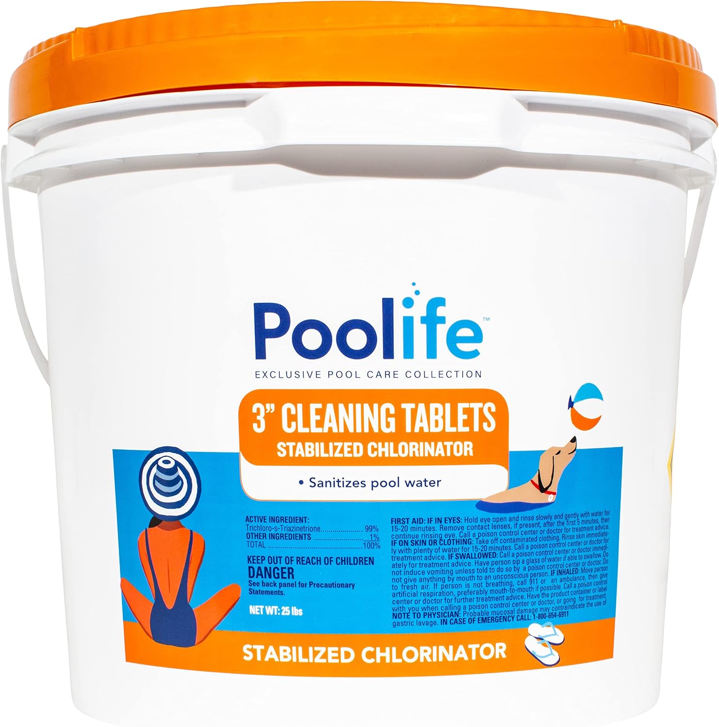 poolife 3 Inch Cleaning Tablets (25 lb)