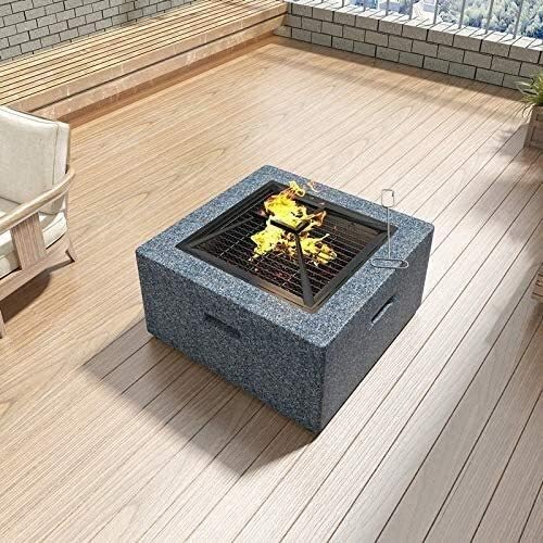 Outdoor Fire Pit Fire Pit Outdoor Wood Burning Table Backyard,Terrace Patio Camping Fire Pit Outdoor Courtyard Villa Heating Stove