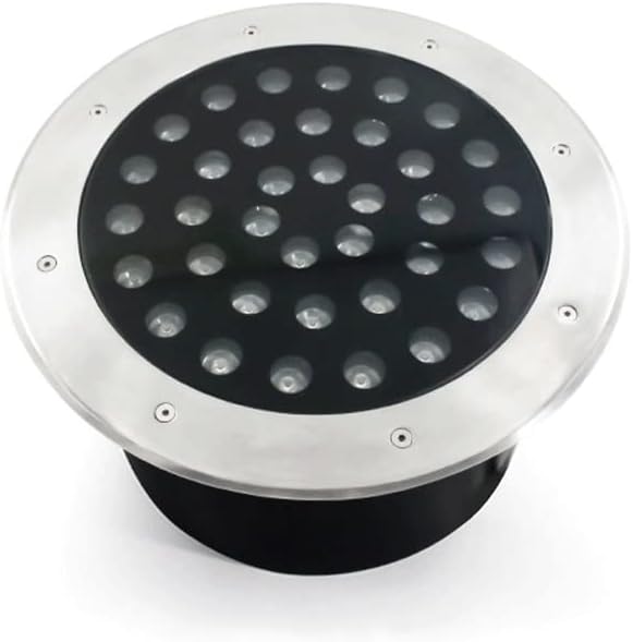 1/3/5/6/7/9/12/15/18/24/30/36W Outdoor In-Ground Lights Spotlights Waterproof LED Well Lights for Pathway,Yard,Deck,Lawn,Patio,Walkway(36W,White Light)