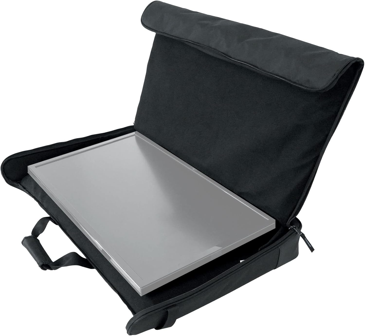 Rockville TVB2732-1 Padded LCD TV Screen Travel Gig Bag, Fits 27-32 Inch Monitors, Water-Resistant Nylon, Adjustable Straps, Accessory Pockets, for Musicians and AV Professionals