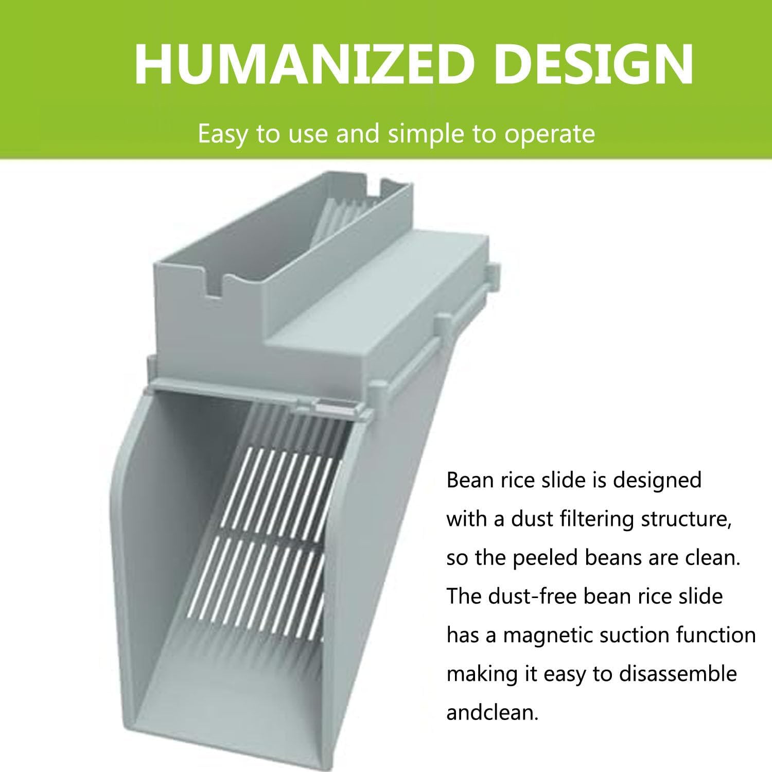 Commercial Pea Sheller Machine,Electric Bean Peeling Stripper with Double Drum,22lbs/H Output,Stainless Steel Semi-Automatic Sheller for Peas/Soy/Edamame