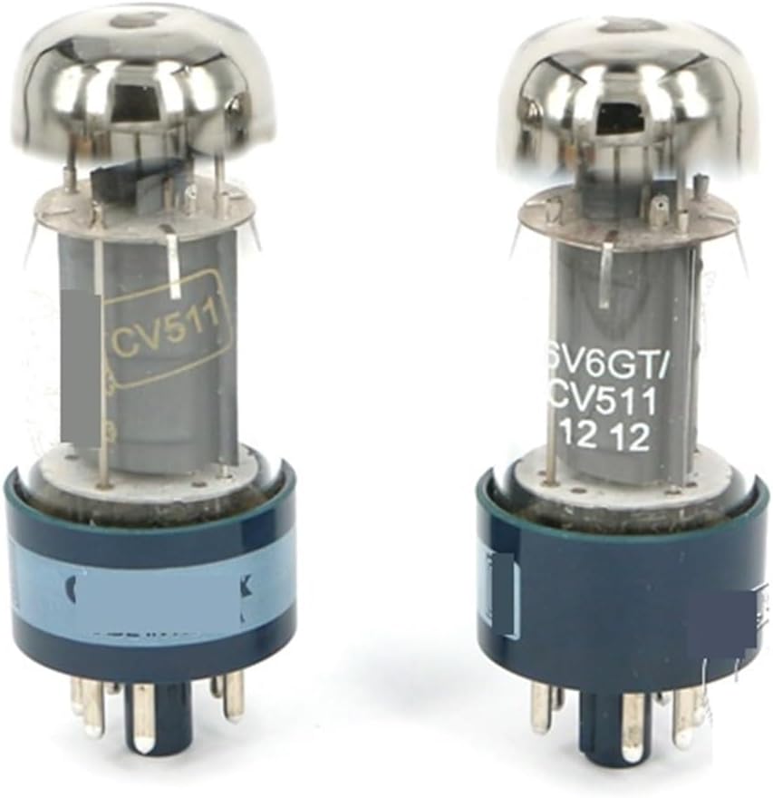 6V6GT Tube Replaces 6V6GT/CV511/6P6P Vacuum Tube Precision Matching Suitable for Power Amplifier(2 pcs)