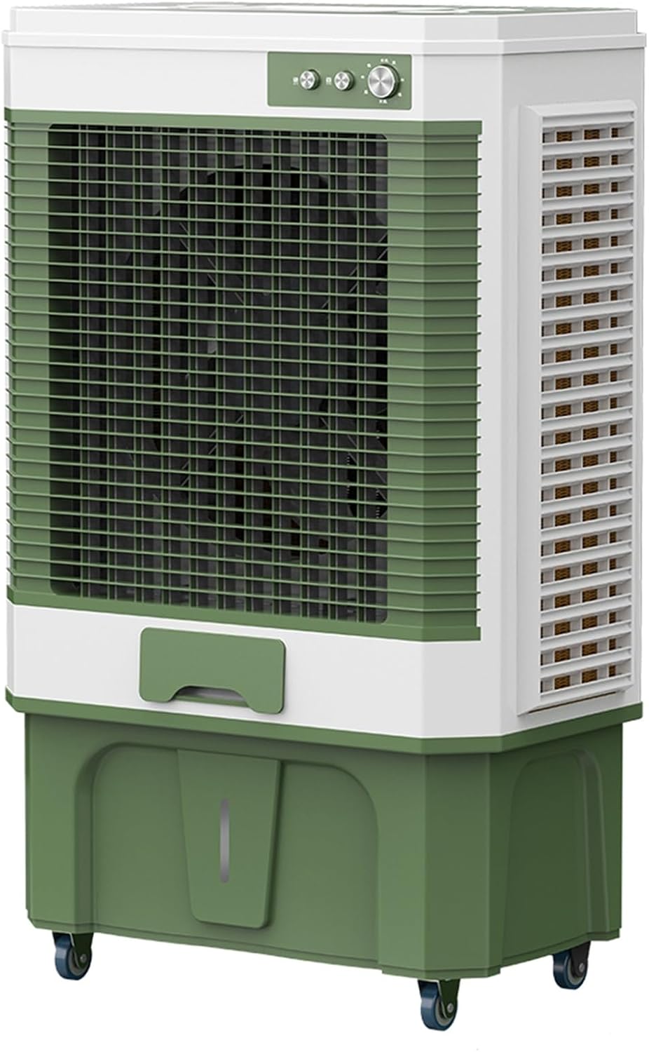 Industry Evaporative Cooler, Windowless Air Conditioners with Large Water Tank and 4 Ice Pack, Portable Swamp Cooler for Garage Patio