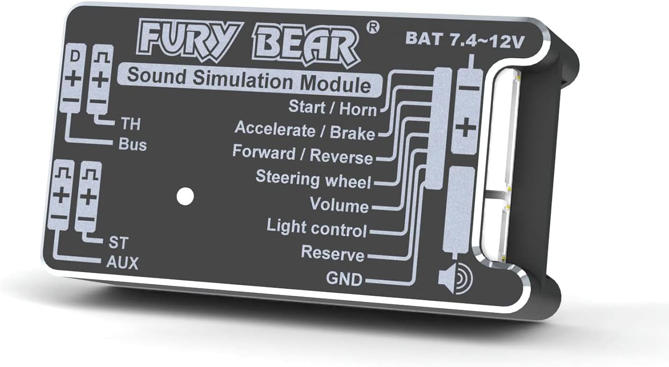 Sound Module System for 1/14 Lesu Euro6 Rc Trailer Truck Car DIY Model