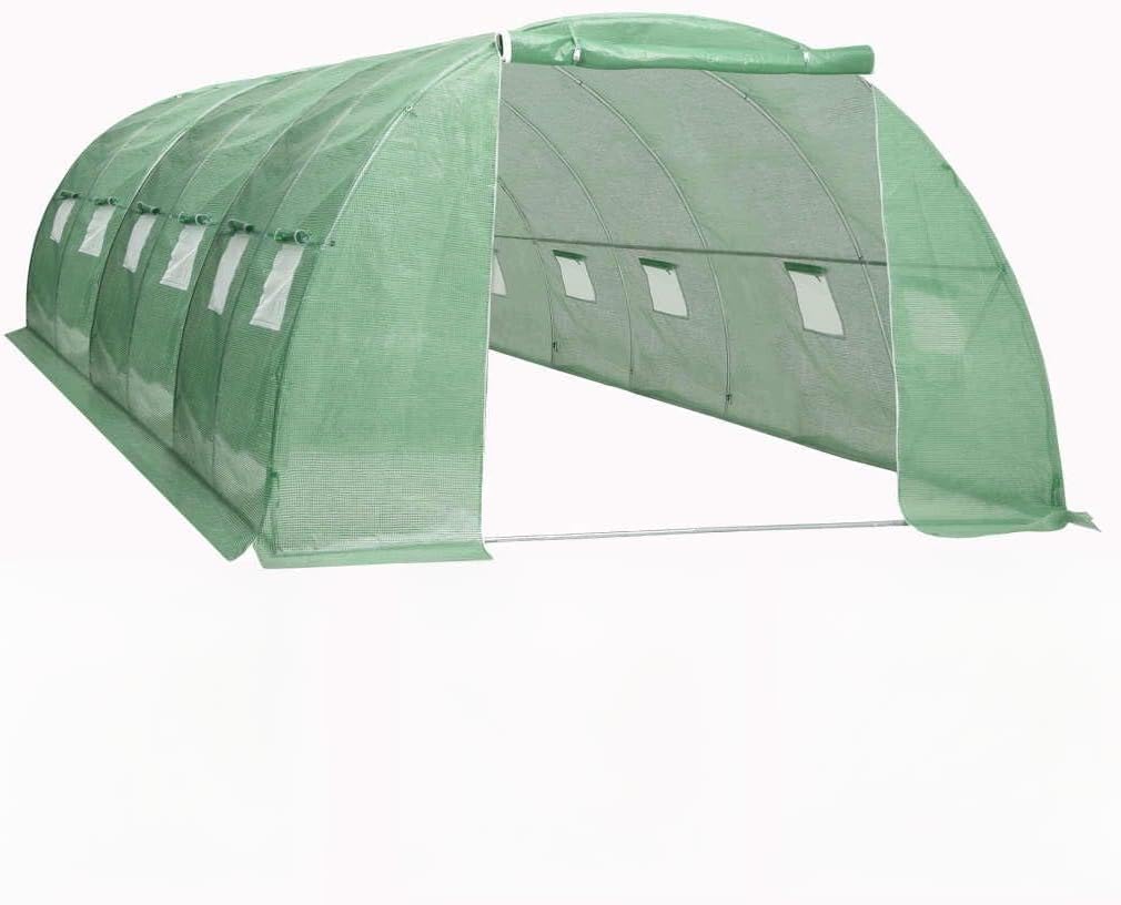 Greenhouse 258.3 ft² 19.7'x13.1'x6.6' Garden Greenhouses, Gardening Structures