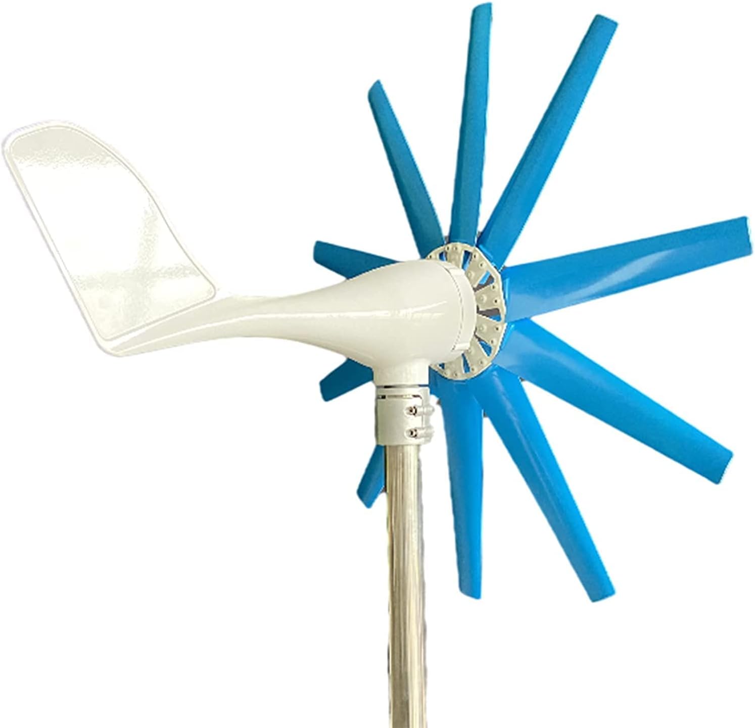 Wind Turbines 10000W Horizontal Wind Generator, 10 Blades 12V -220V Wind Turbine Generator Easy Installation with Generator Control for Home Or Camping