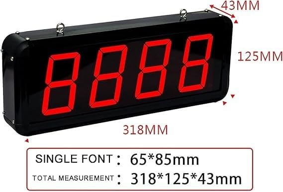 Digital Counter Digital LED Counter Electronic 4 Digits Display with Foot Pedal,Production Line ing 0-9999 Machine, for Factories, Assembly Lines, Airports, Stations, Breeding Farm, Conveyor