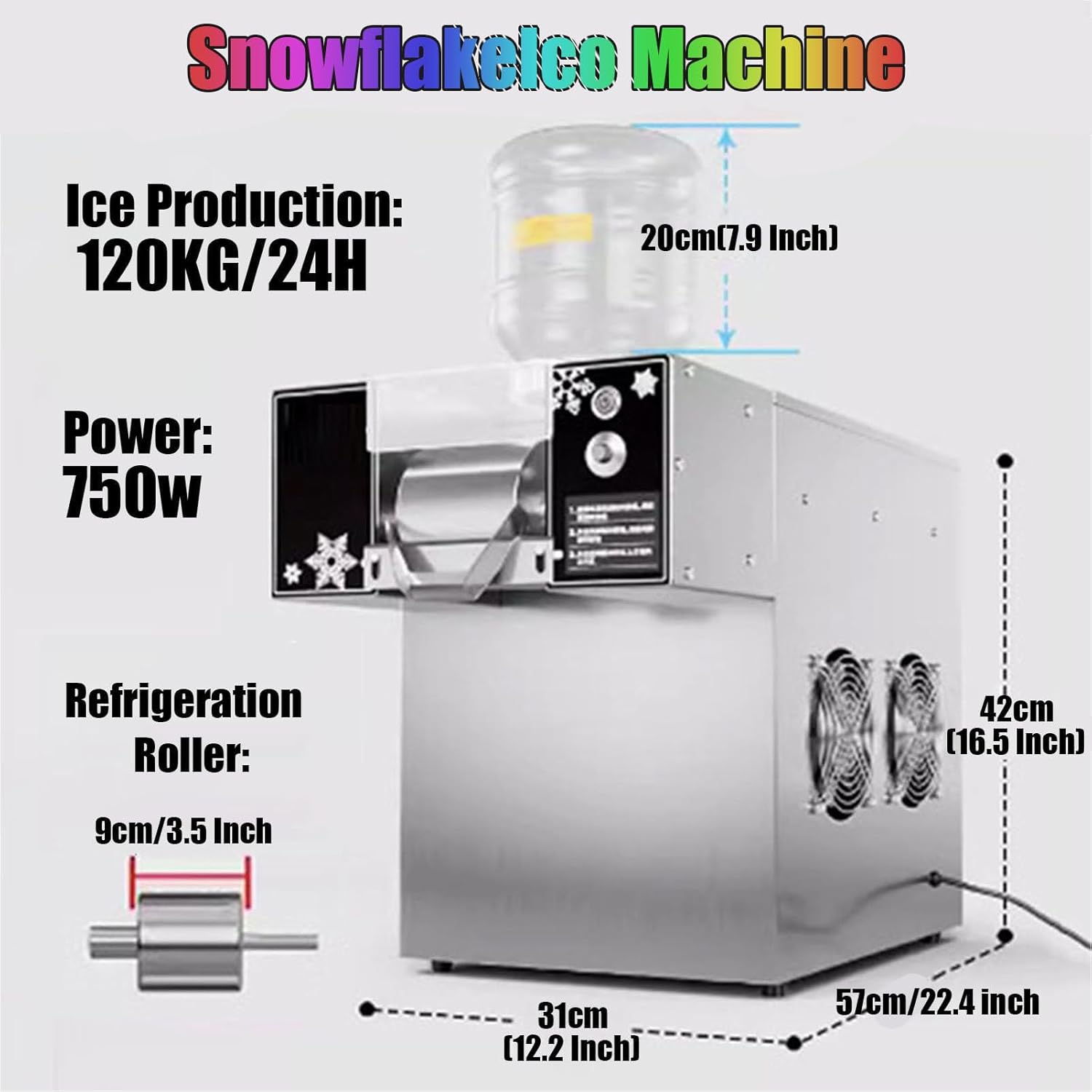 Commercial Korean Kakigori Mesin ES Snow Snowflake Flake Cream Crusher Maker Shaved Ice Shaver Making Machine