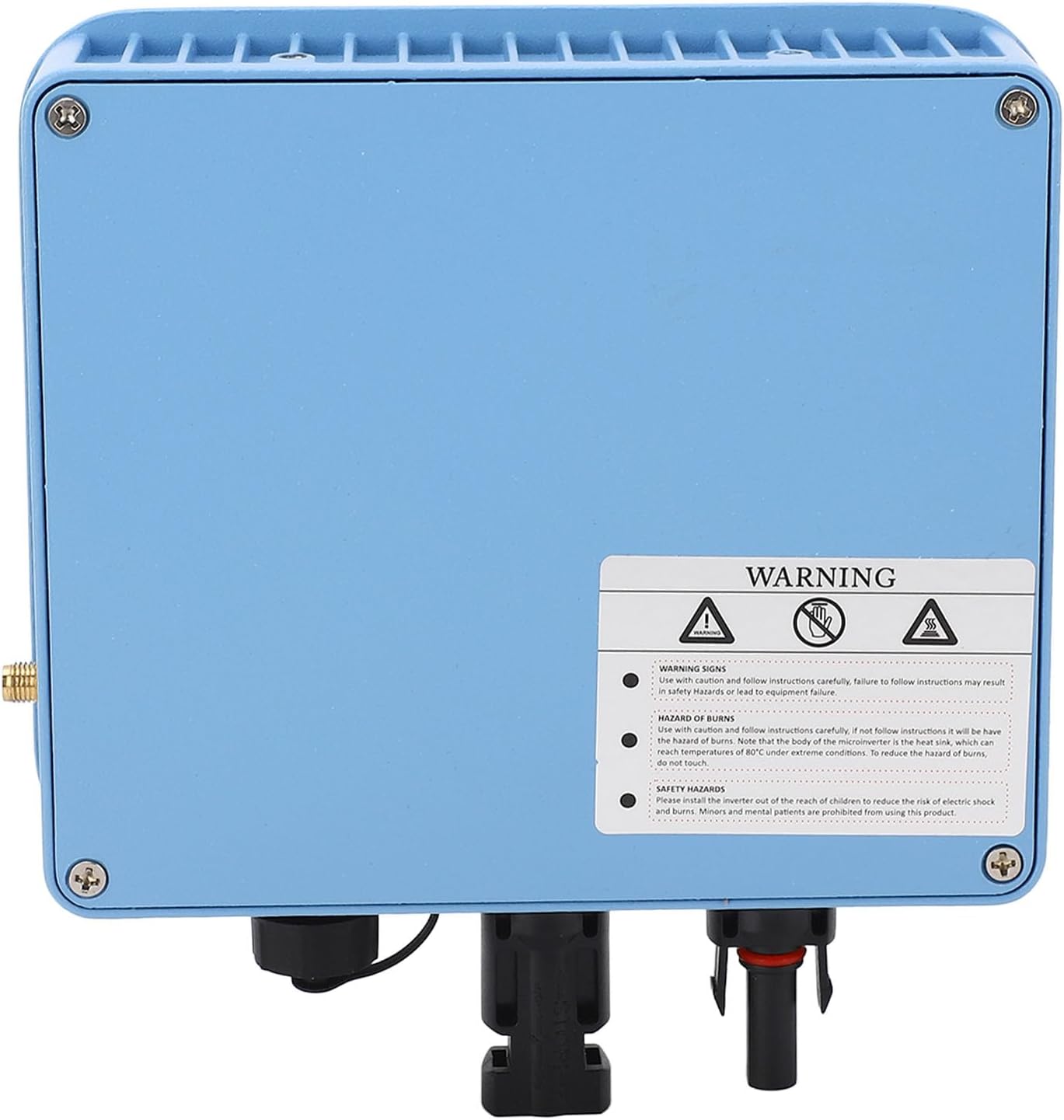 Yunir 600W Micro Solar Inverter for 2pcs 300W Solar Panels, MPPT Grid Tie Inverter with Wide Input Voltage (500W), Yunirzghrtxsuc1-14