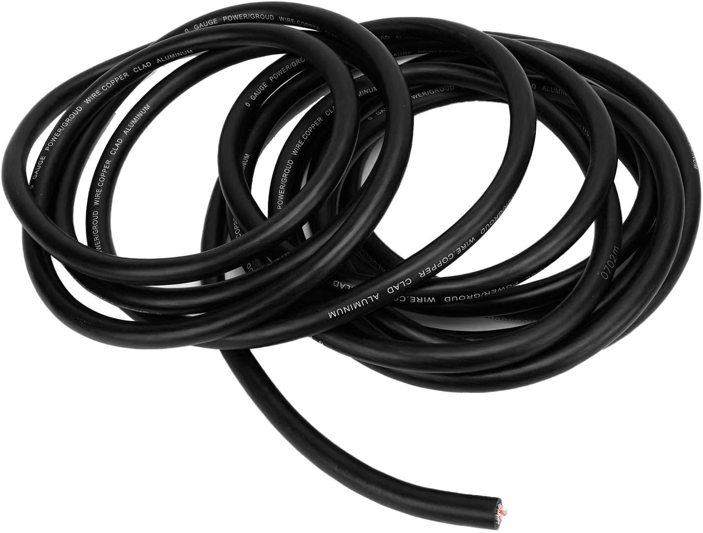 1 Gauge AWG Automotive Wire 25ft, Soft Insulated Copper Wire for Car Amplifiers, Subwoofers, Audio Installation, Grounding, Marine Use with Car Stereo Speaker Cable for RV (B)