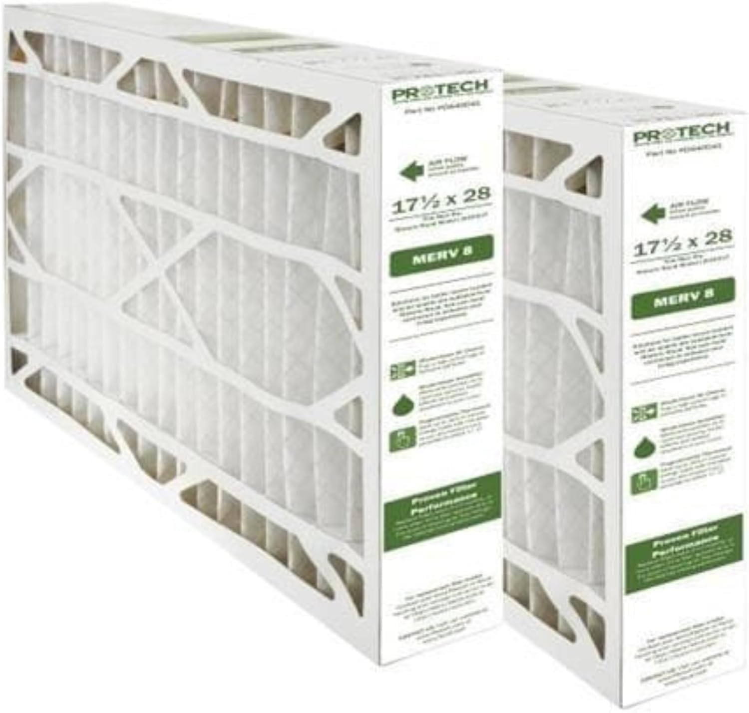 PD540041 - Replacement MERV8 Media Filters for Exact Fit XGF-E17 Series Media Air Cleaners, 17.5