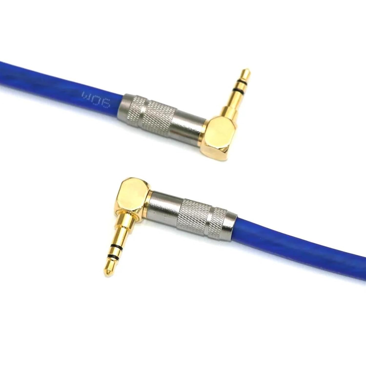 TSTS Guitar Audio Cable AUX Cable 3.5mm Speaker Cable Straight to Straight TRS Angle for Guitar Gold-Plated Auxiliary Earphone Cable(S Angle,12m)