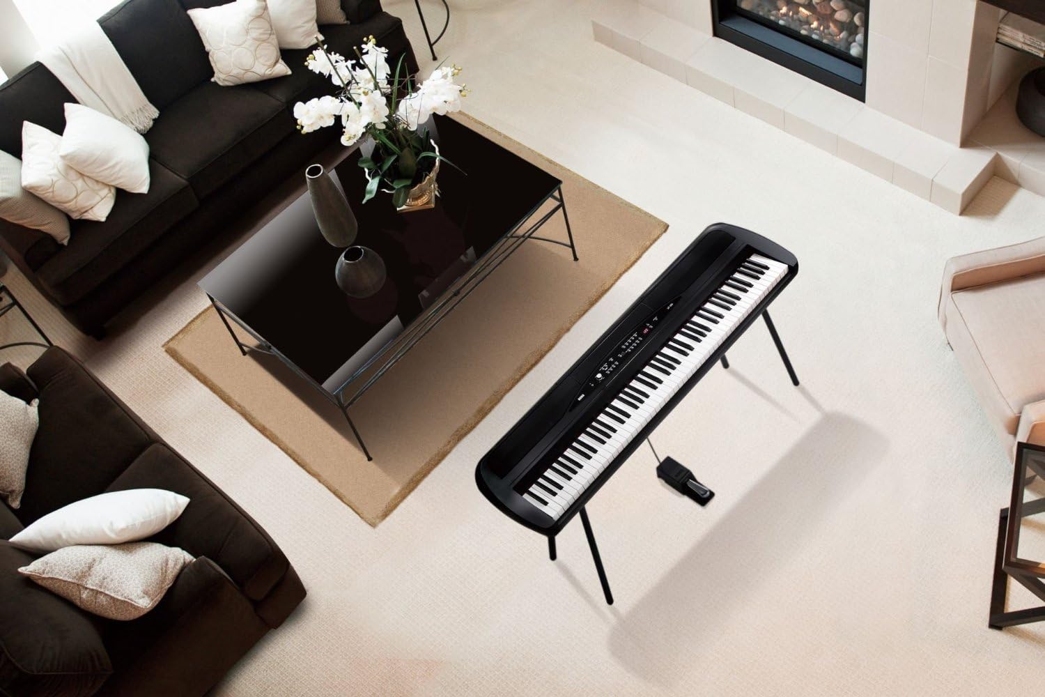 Korg SP280BK 88-Key Digital Piano with Speaker