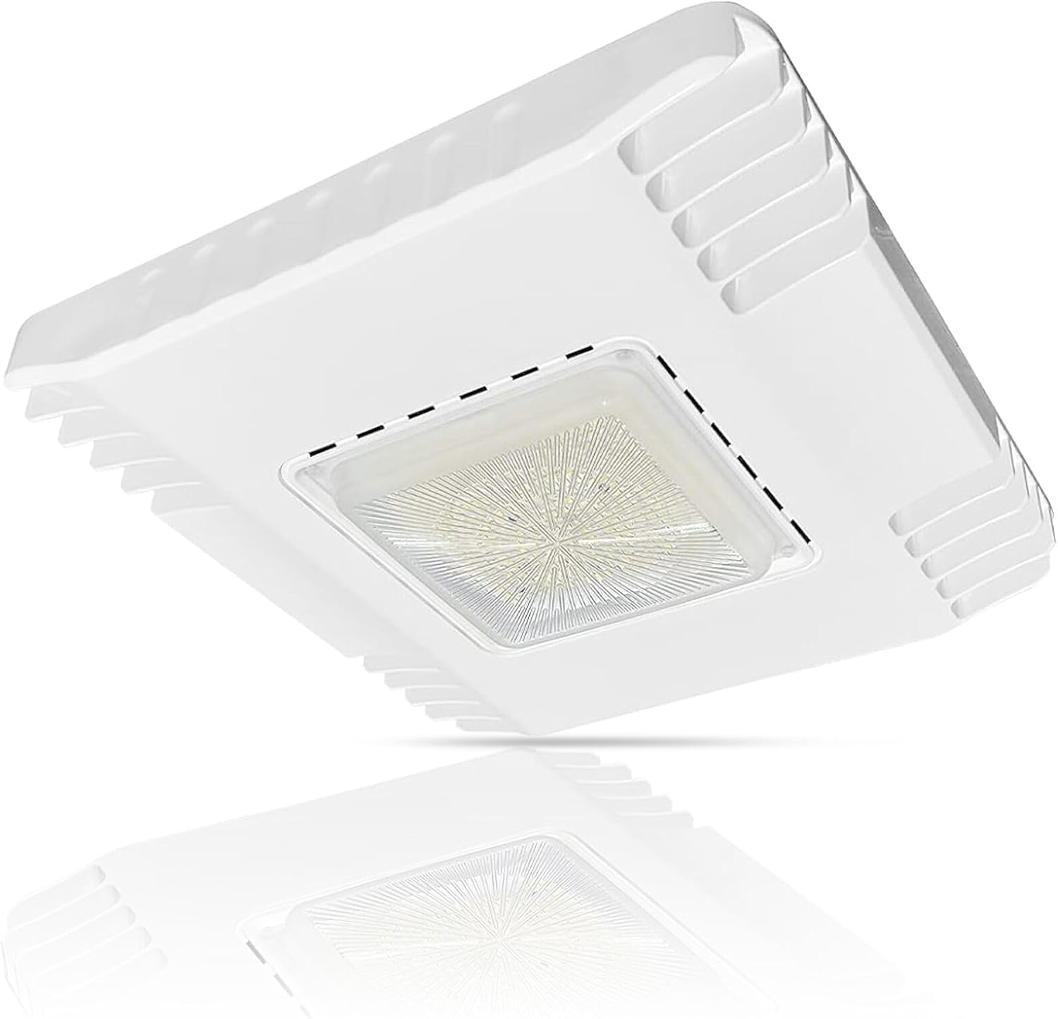 150W LED Canopy Light, 21000LM 5700K, Surface Mount LED Gas Station Carport Ceiling Light, IP65 Outdoor Rated (600W HID/HPS Equivalent), High Bay Parking Garage Lighting, AC 90-277V, DLC & UL Listed