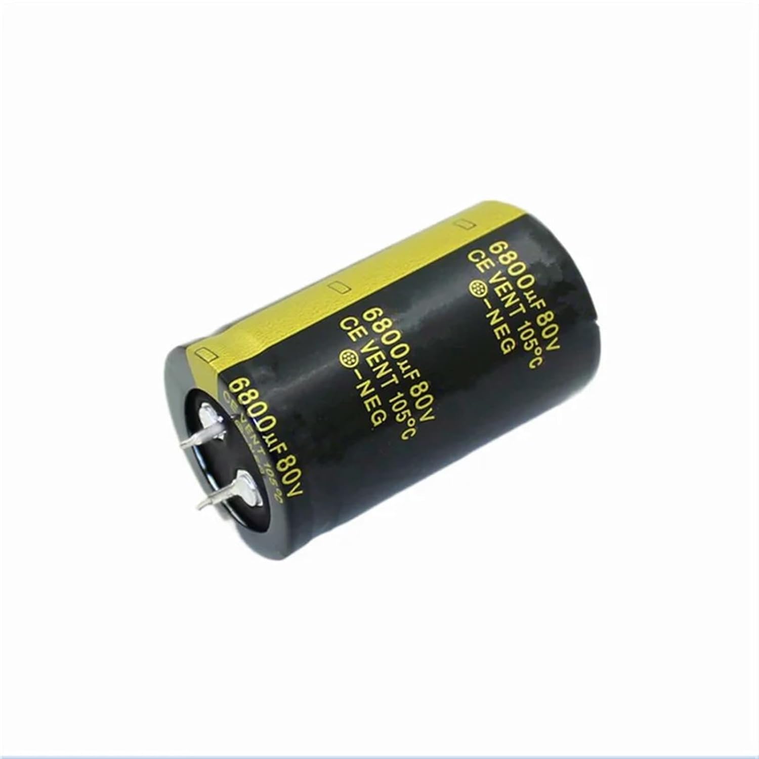 1/2/5/10Pcs 80V 3300UF 4700UF 6800UF 10000UF Audio Electrolytic Capacitor for Audio HiFi Amplifier High Frequency Low Speaker(6800UF 30x50 10PCS)