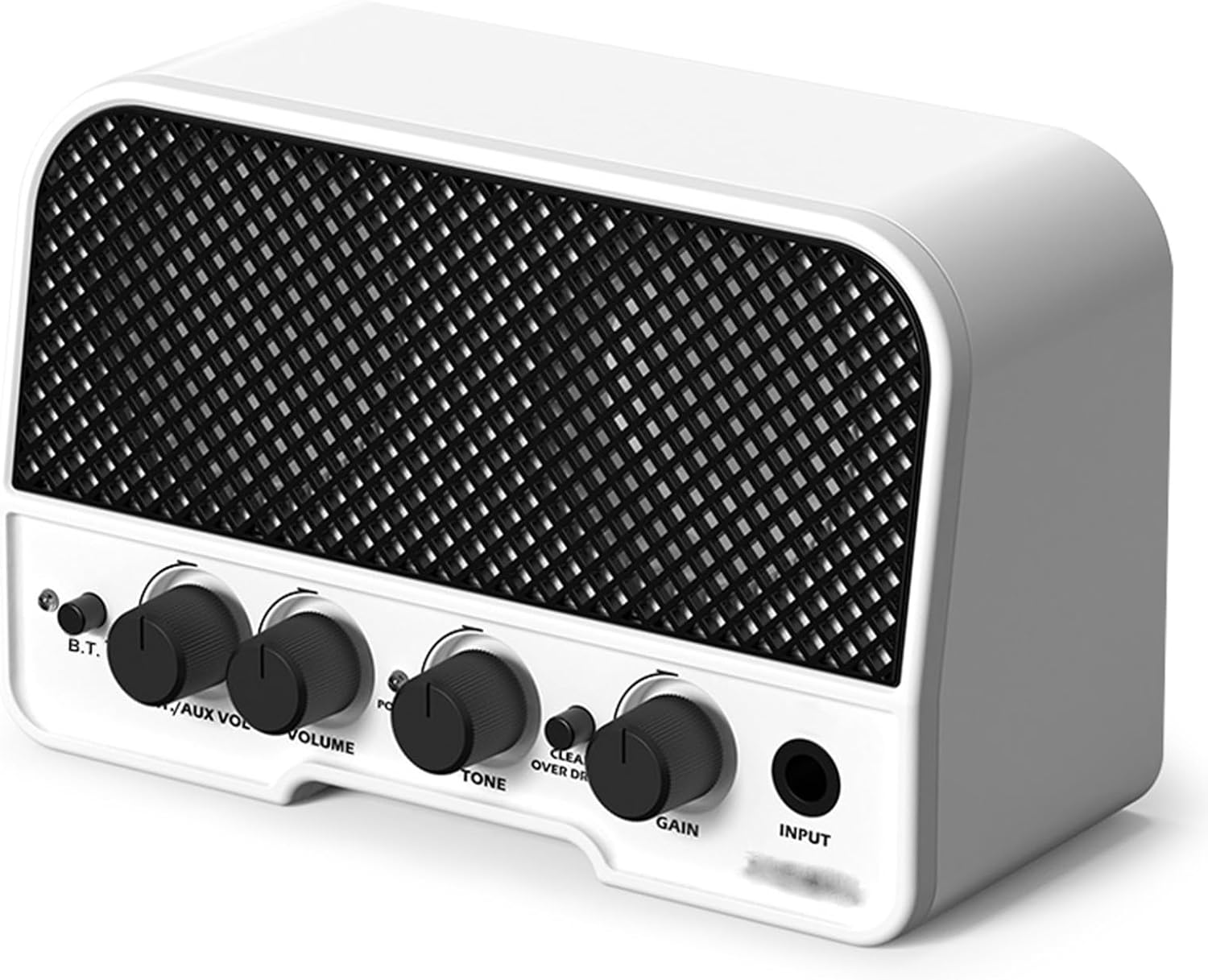 Mini Portable Acoustic Amplifier Speaker 5Watt Acoustic Guitar Amplifierr Normal/Bright Channels(Black)