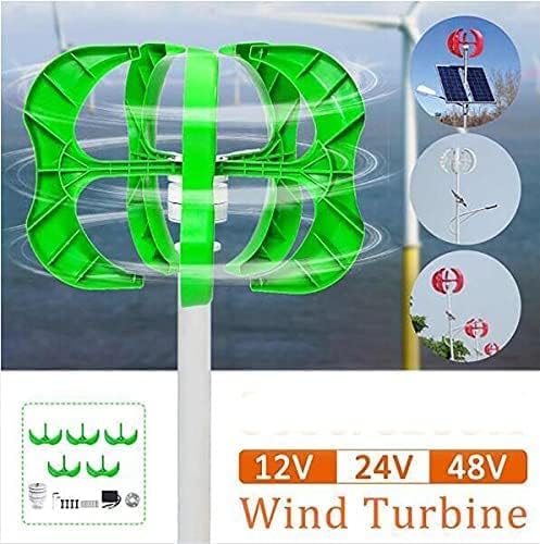5 Blades 8000W Horizontal Wind Generator Turbine, 12V/24V/48V with Charge Controllervertical Wind Turbine for Home Hybrids Streetlight