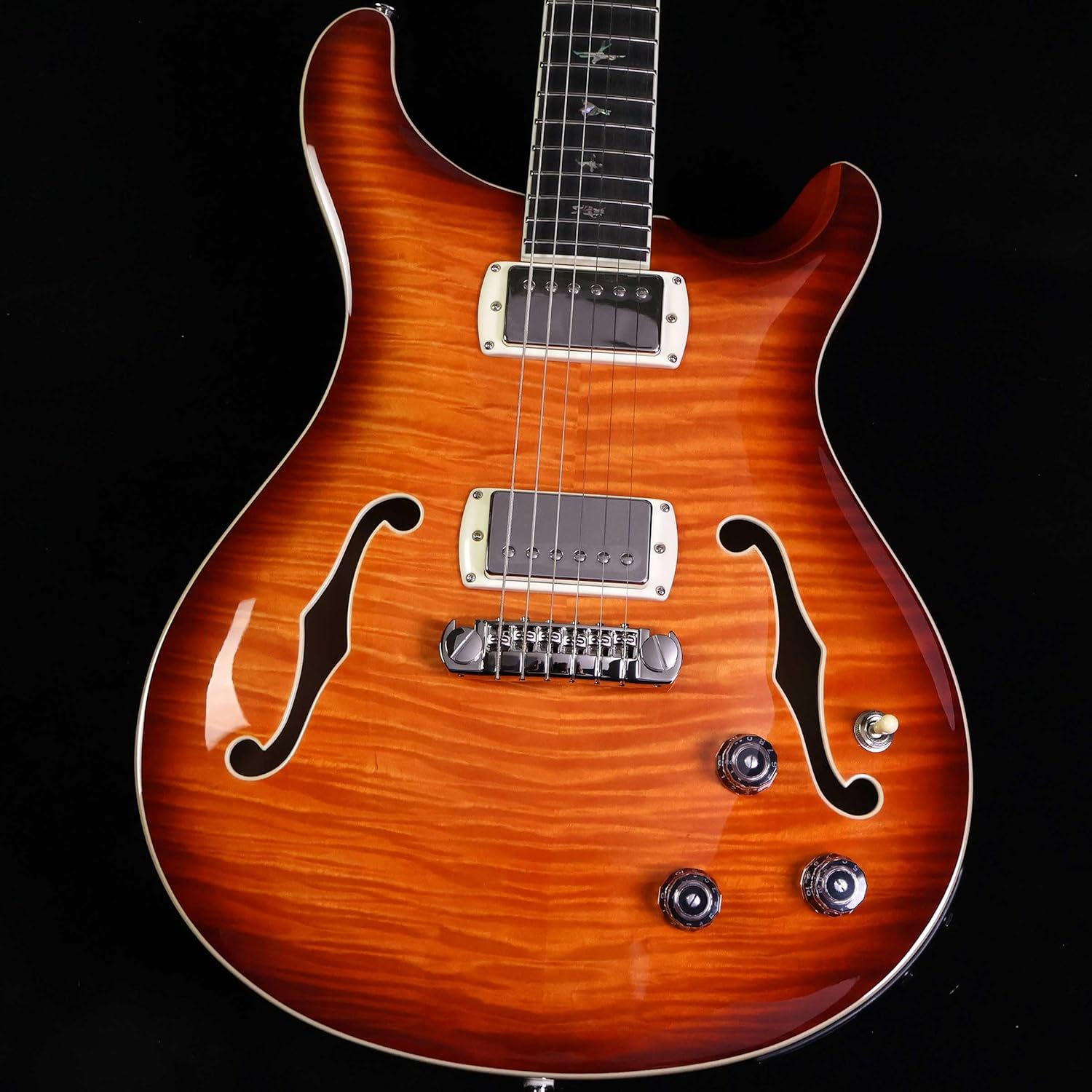 PRS SE Hollowbody II Piezo, Vintage Sunburst with Case