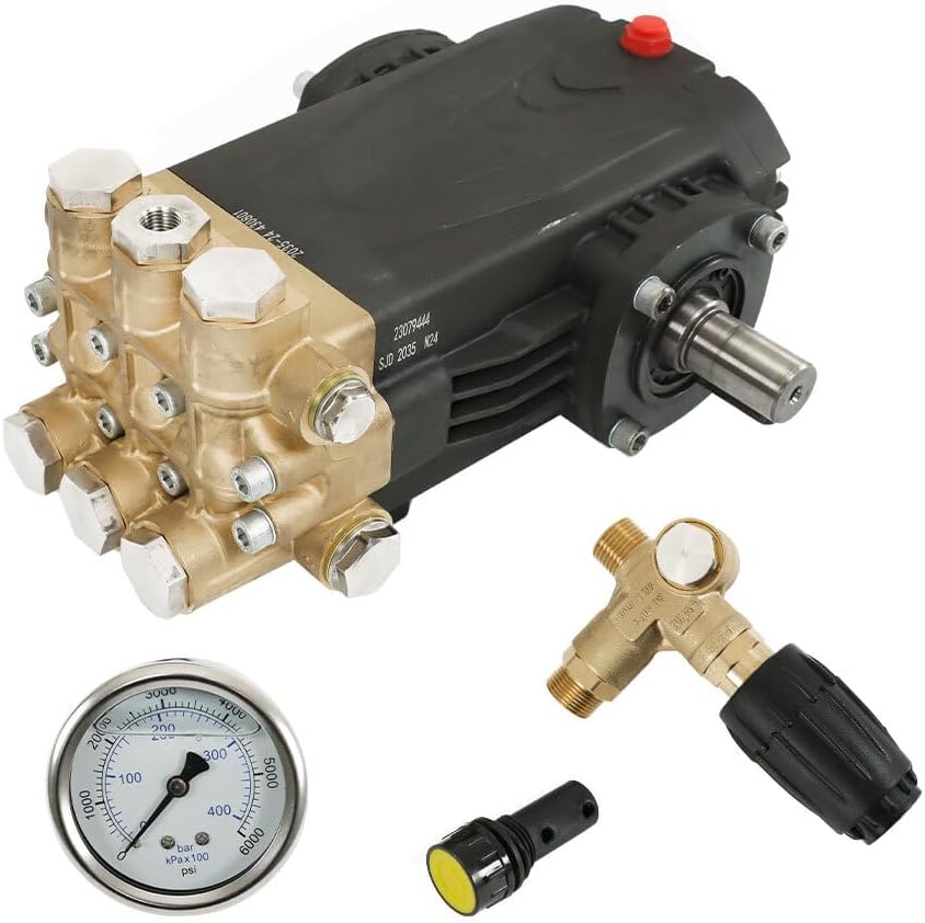 3500 PSI 5.6GPM Pressure Washer Pump 4.5HP for General Right Shaft New