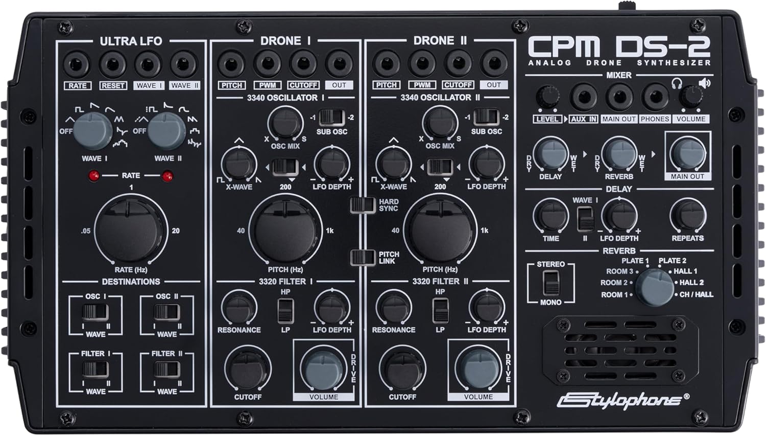 Stylophone CPM DS-2. Analog Drone Synthesizer.