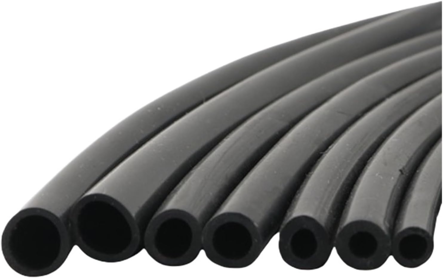 Revive Furniture Black Silicone Hose Flexible(10 Meters,ID 15mm x OD 20mm)