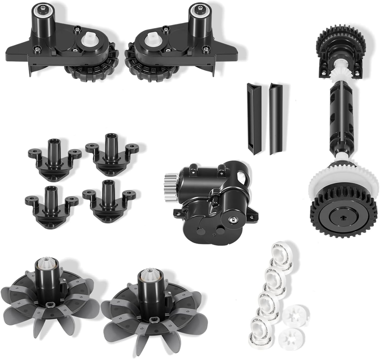 R0995100 Tune Up Rebuild Kit Used for Polaris Quattro P40 P4000 Pool Cleaner, with Drive Shaft, GearBoxs, Axles, Bearings and Cyclonic Turbines