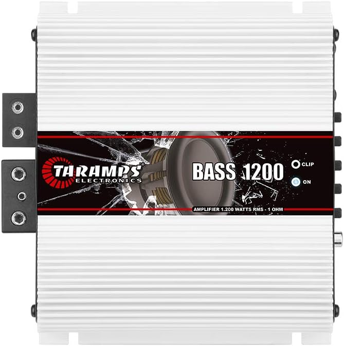 Taramps Bass 1200 1 Channel 1200 Watts Rms Car Audio Amplifier 2 Ohm